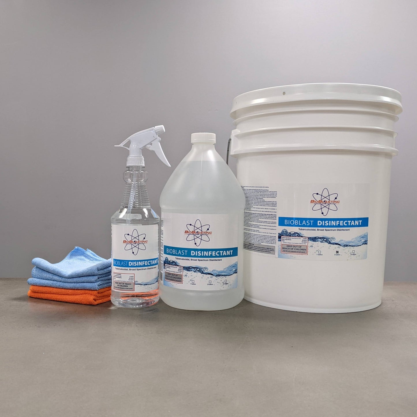 1 Case BioBlast Disinfectant® = 4 pack of (1) gallon containers